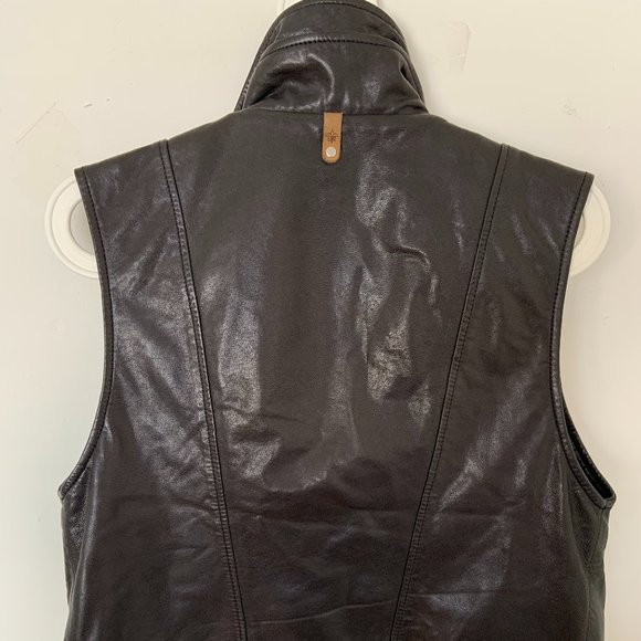 Mackage Leather Moto Vest - Picture 4 of 5